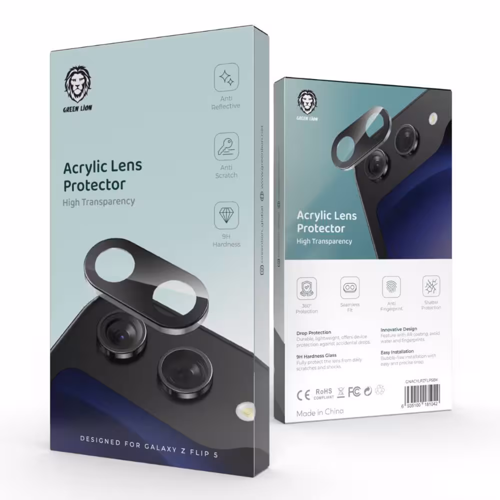 محافظ لنز دوربین گرین لاین Acrylic Lens Protector سامسونگ Z Flip 5