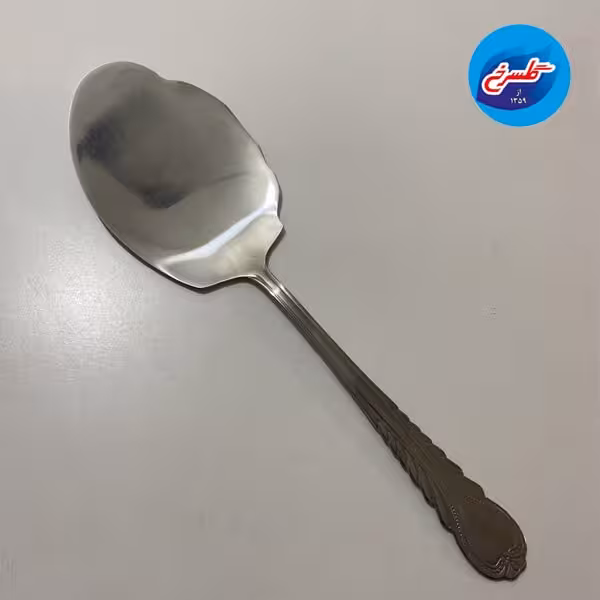 کفگیر غذاخوری استیل مدل دلی