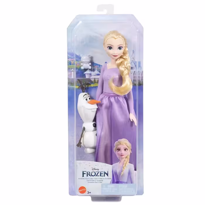 عروسک السا و فیگور اولاف Frozen Elsa Doll and Olaf Figure HLW67