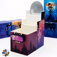 جامدادی رومیزی 3 تکه قفل دار آینه دار جادوگر