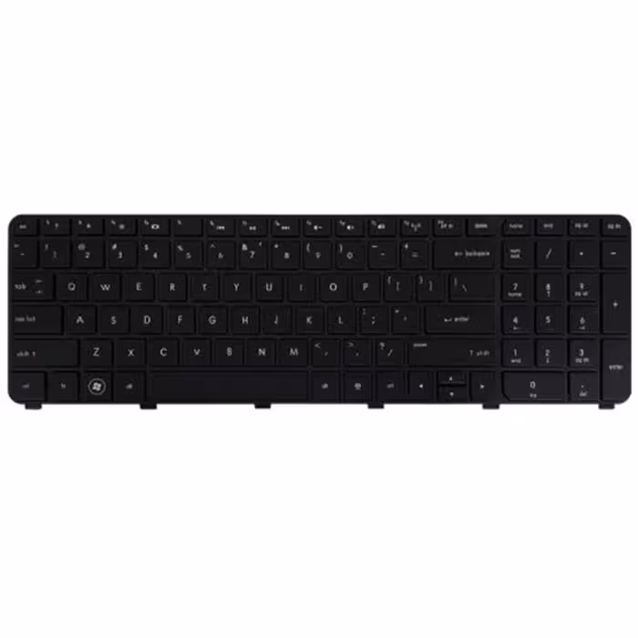 کیبورد لپ تاپ اچ پی مدل Pavilion DV7 7000 مشکی بافریم