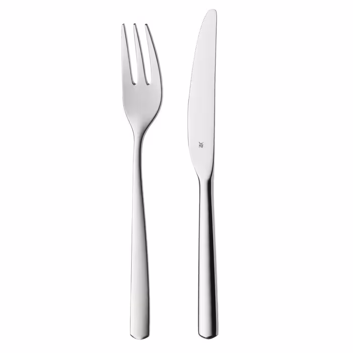 کارد و چنگال میوه خوری 2 پارچه دبلیو ام اف مدل WMF Fruit/Cake knife and fork NUOVA