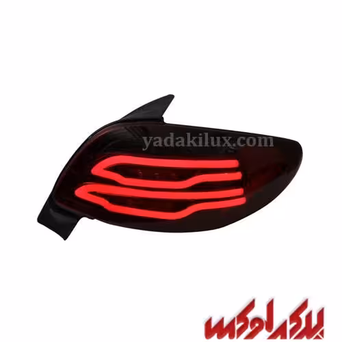 چراغ خطر پژو 206 طرح S500 تمام قرمز اصل NGco