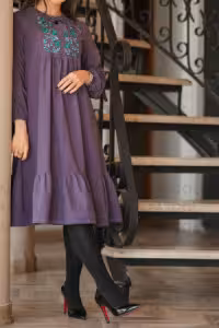 مانتو پیراهنی الیافی