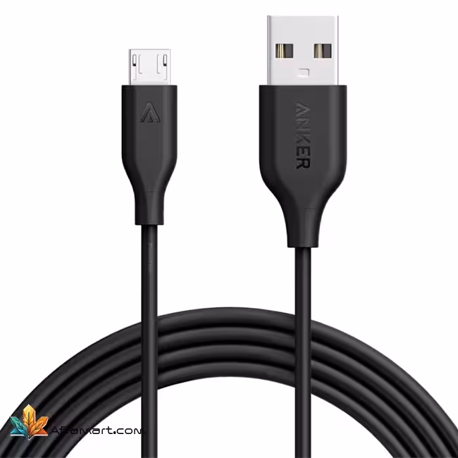 کابل تبدیل USB به microUSB انکر مدل A8133 PowerLine طول 1.8 متر(جعبه باز)