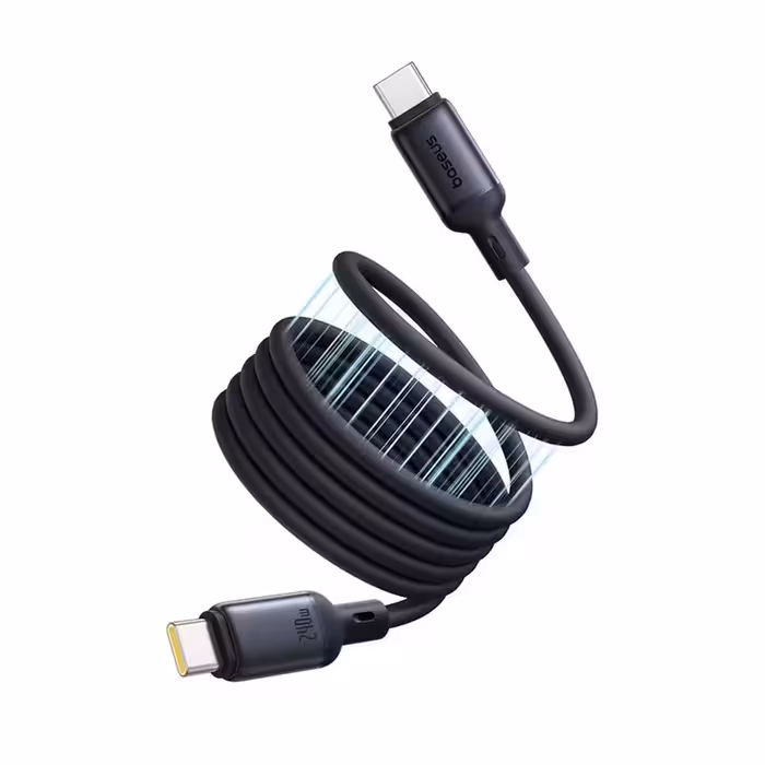 کابل USB-C بیسوس مدل PicoGo Magnetic 240W طول 1 متر
