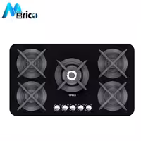 گاز رومیزی کن کد IG503 پنج شعله شیشه