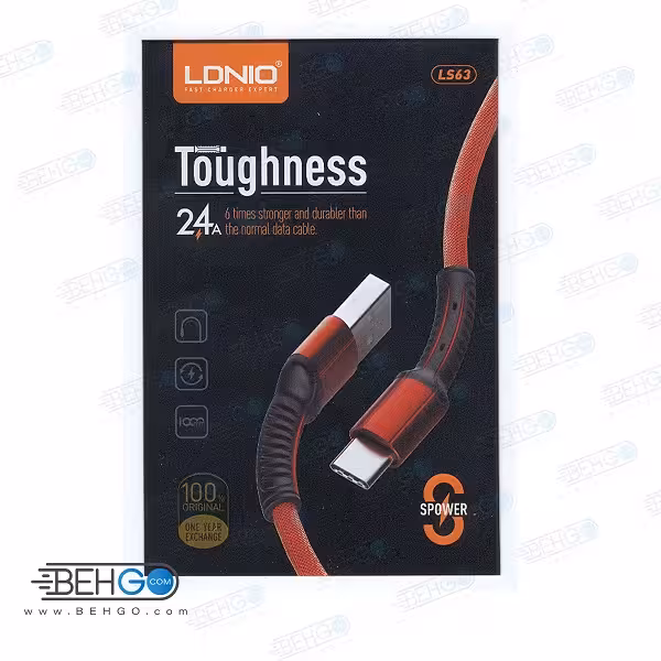 کابل تبدیل USB به Type-c الدینیو مدل LDNIO LS63