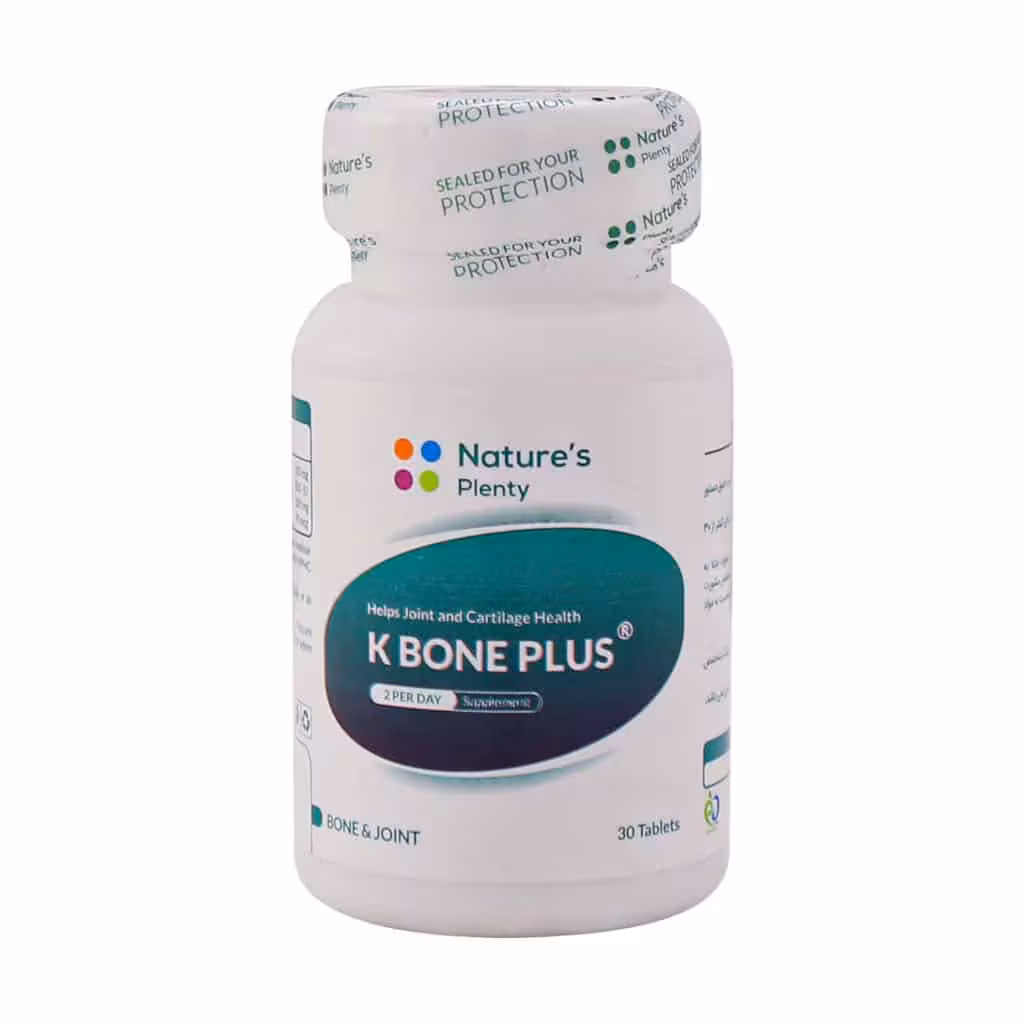 قرص کی بون پلاس نیچرز پلنتی 30 عدد | Natures Plenty K Bone Plus