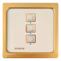 کلید لمسی سه پل طلایی مدل شاینا