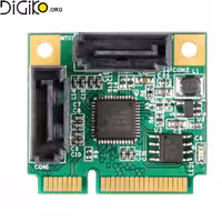 کارت تبدیل Mini PCI-E به 2 پورت MINI TECH SATA3.0