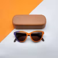 عینک چوبی دست‌ساز میدو مدل O005