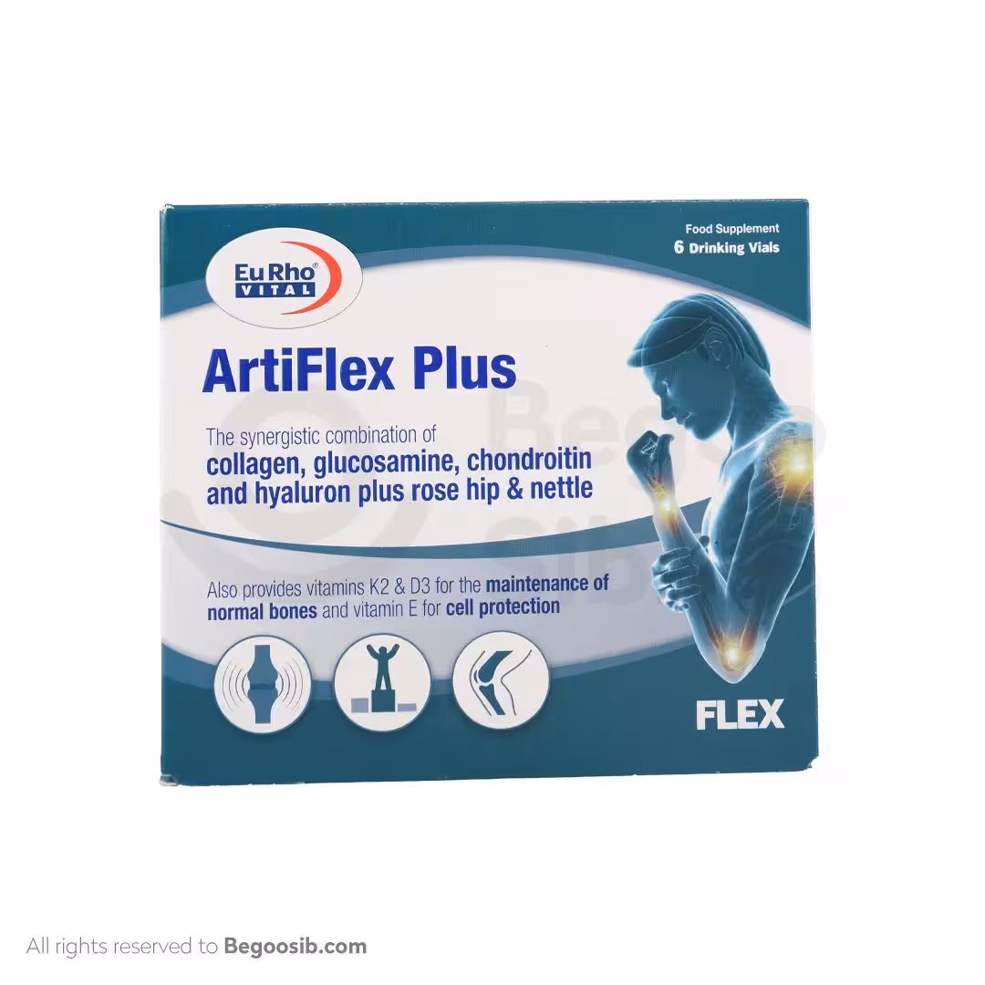 ویال خوراکی آرتی فلکس پلاس یوروویتال 6 عددی