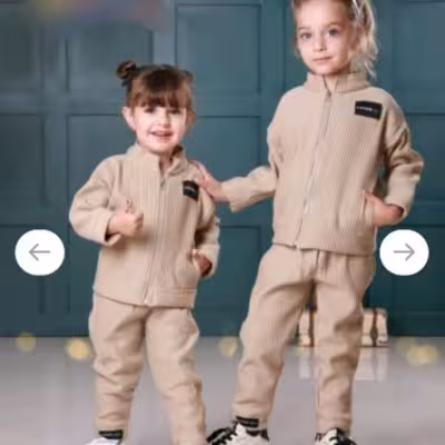 سویشرت و شلوار لاکچری اسپورت فیتیله ای. سایز بندی موجود 35-40.