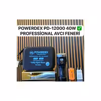 چراغ قوه حرفه‌ای Powerdex PD-12000 | توان 40 وات | شدت روشنایی 4000 لومن | شارژی و قابل استفاده مجدد | طراحی مقاوم و مناسب شکار | برد بلند و قدرتمند | ابزار روشنایی کاربردی برای سفر، کمپینگ و استفاده روزمره