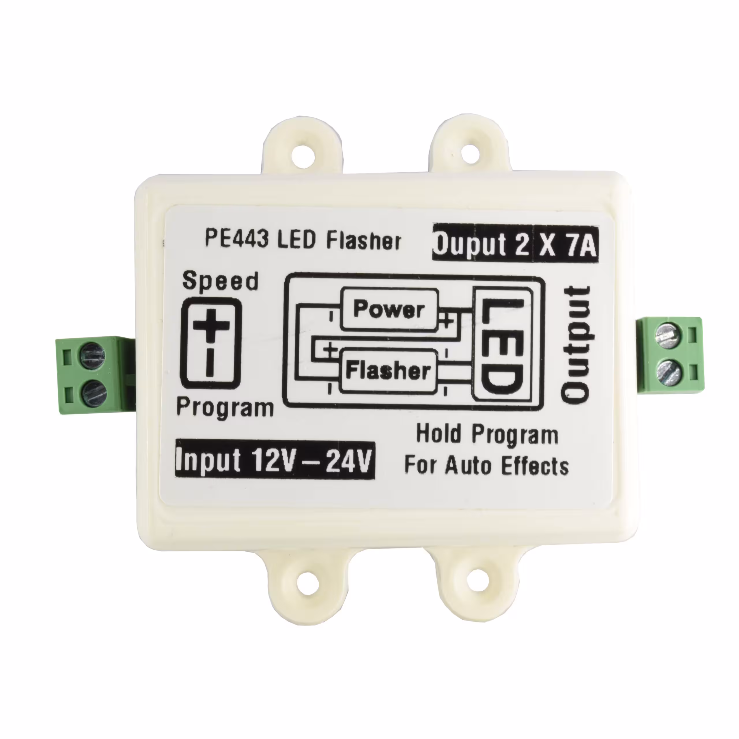 فلاشر 2 کانال قابدار LED