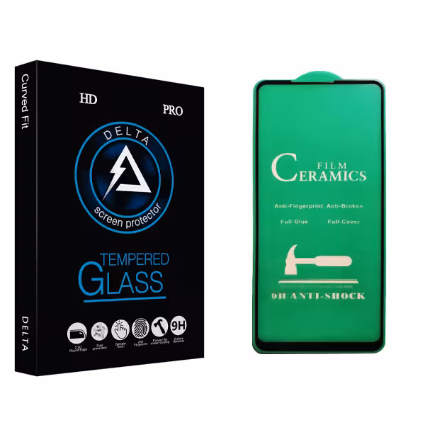 محافظ صفحه نمایش سرامیکی دلتا مدل Fit مناسب برای گوشی موبایل سامسونگ Galaxy A21