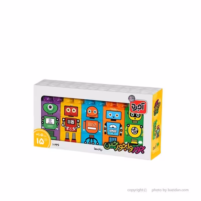 بازی فکری لگو آجره جور واجورچین ربات ها (بافرزندان) - کتاب‌فروشی کوچه کتاب