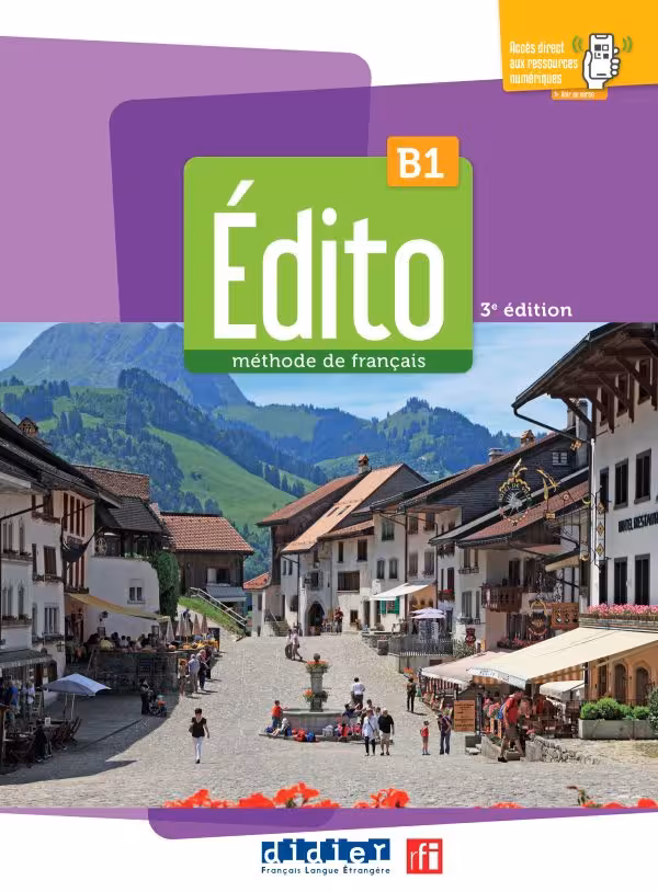 دانلود کتاب Edito B1 – Edition 2023 – Livre   Cahier   MP4