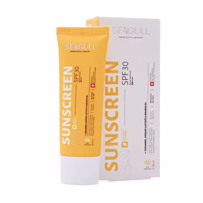 ضد آفتاب رنگی SPF30 پوست معمولی و چرب سی گل 40 میلی لیتری