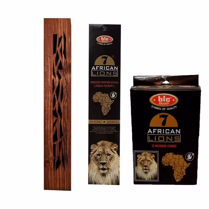 عود بیک مدل African Lions به همراه جا عودی