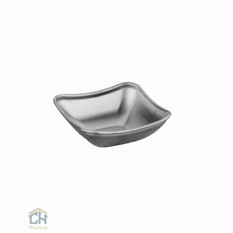 پیاله استیل نقره ای گلدکیش مدل 11006
