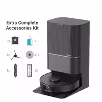جارو رباتیک دریم مدل Dreame X40 Ultra Complete ( گلوبال و پک اصلی شرکتی ) رنگ مشکی