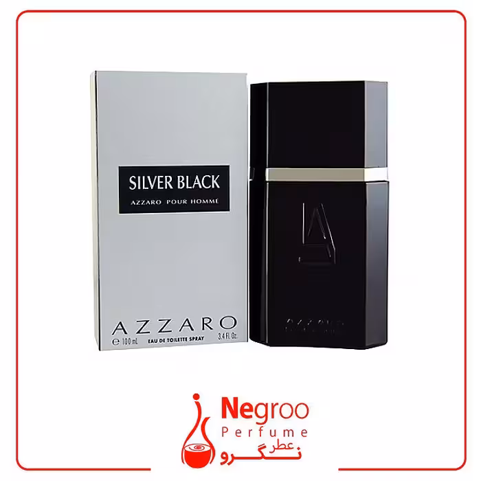 عطر ادکلن آزارو سیلور بلک 100 میل