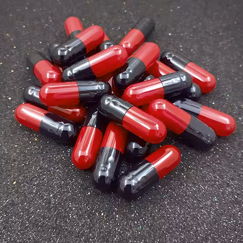 کپسول قرمز مشکی بسته20عددی