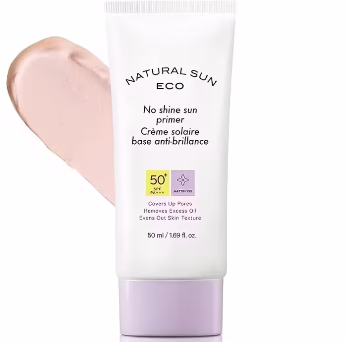 ضدآفتاب و پرایمر مات کننده نچرال سان اکو Natural Sun Eco حجم 50 میل