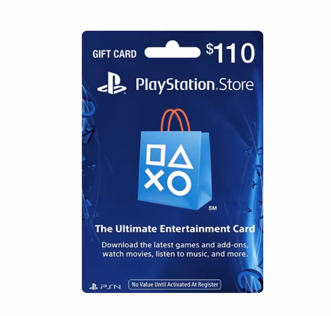 گیفت کارت های پلی استیشن آمریکا 110$