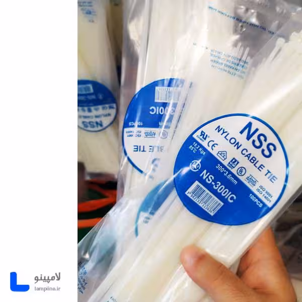 بست کمربندی 30 سانتی عرض 3.6 میلیمتر NSS بسته 100 عددی