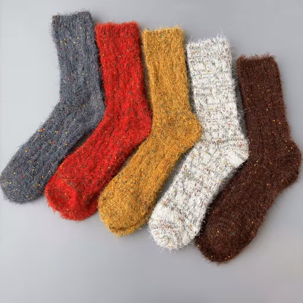 جوراب ساقدار بافتنی نپ دار‌‌