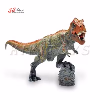 فیگور حیوانات دایناسور تیرکس سر قرمز fiquer of Dinosaur