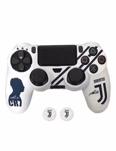 محافظ دسته پلی استیشن 4 طرح CR7 با محافظ آنالوگ