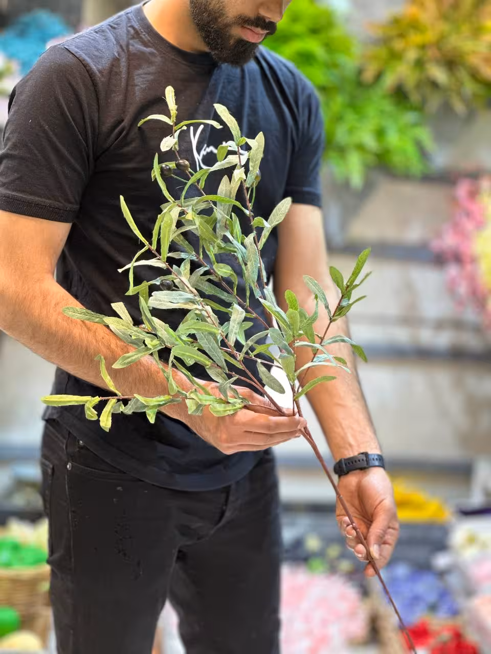 شاخه برگ زیتون مصنوعی