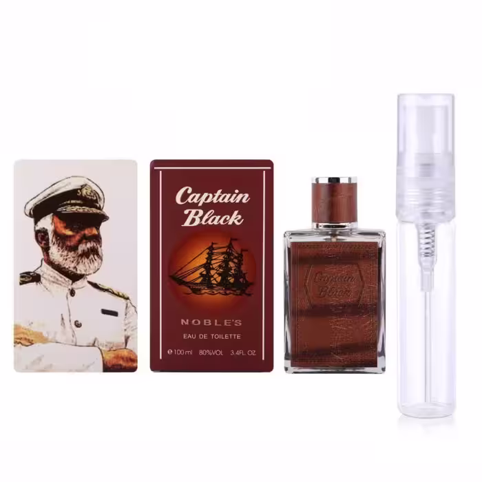 عطر گرمی کاپیتان بلک تلخ  مردانه از برند معتبر پارکس فرانسه PAREX متوسط 