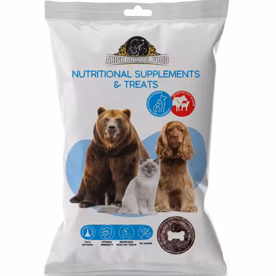 مکمل غذایی و تشویقی سگ و گربه ابیش مدل رشد حداکثری وزن 100 گرم مجموعه 10 عددی