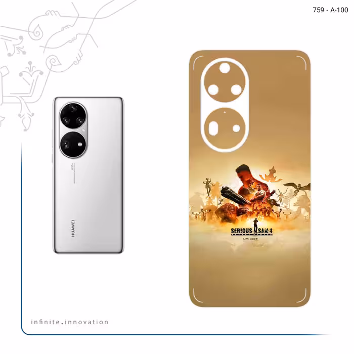 برچسب پوششی ماهوت مدل Serious Sam Game Series مناسب برای گوشی موبایل هوآوی P50 Pro