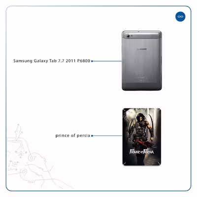 برچسب پوششی ماهوت مدل Prince of Persia مناسب برای تبلت سامسونگ Galaxy Tab 7.7 2011 P6800