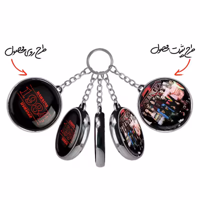 جاکلیدی خندالو مدل کیلب سریال استرنجر تینگز Stranger Things مدل دوطرفه کد 1932119314