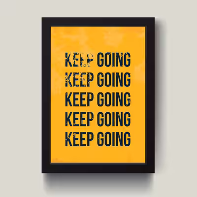 تابلو مدل انگیزشی Keep going کد G11-24