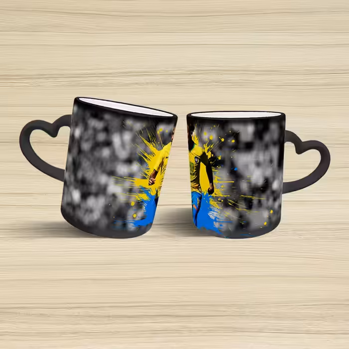 ماگ حرارتی مدل دسته قلبی طرح نیمار کد 47