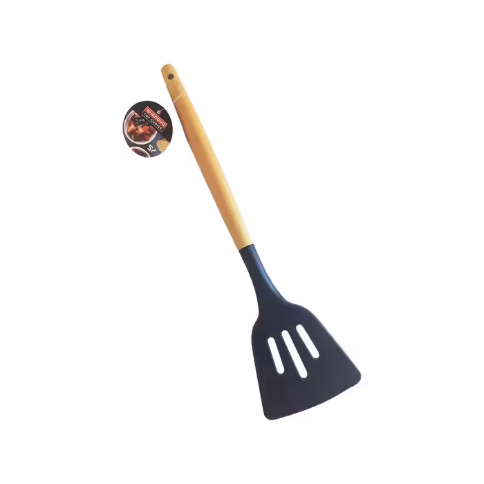 سرویس کفگیر و ملاقه  6 پارچه شنگیا مدل سیلیکونی