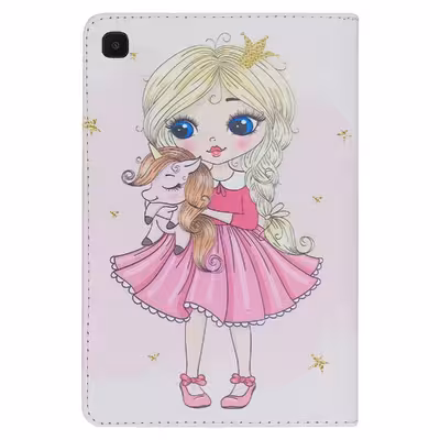 کیف کلاسوری ام ان اف طرح دختر فانتزی و یونی کورن کد M-246 مناسب برای تبلت سامسونگ Galaxy Tab A 10.1 2019 T510 / T515