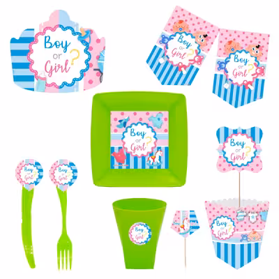  مجموعه 72 عددی تم تولد طرح تعیین جنسیت