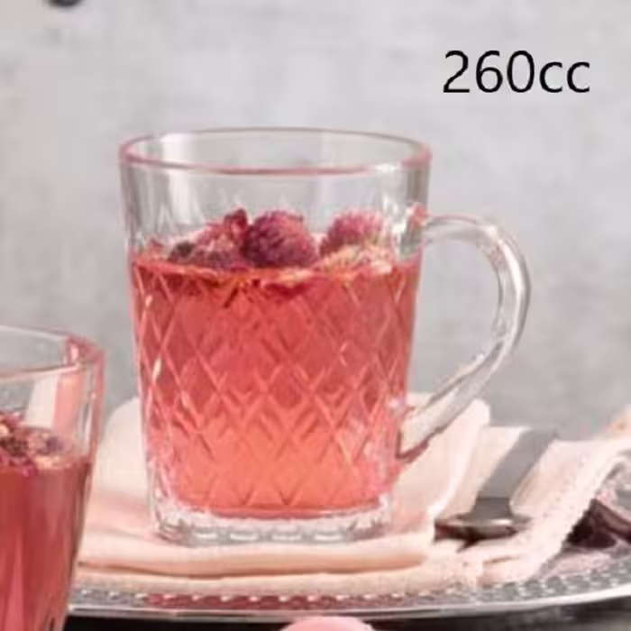 لیوان پاشاباغچه مدل RUBY کد 55723 بسته شش عددی