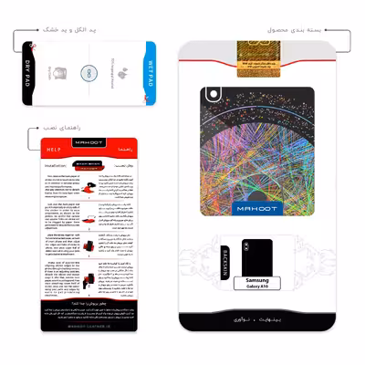 برچسب پوششی ماهوت مدل Mathematical Geometric Shape 2 مناسب برای گوشی موبایل سامسونگ Galaxy A10