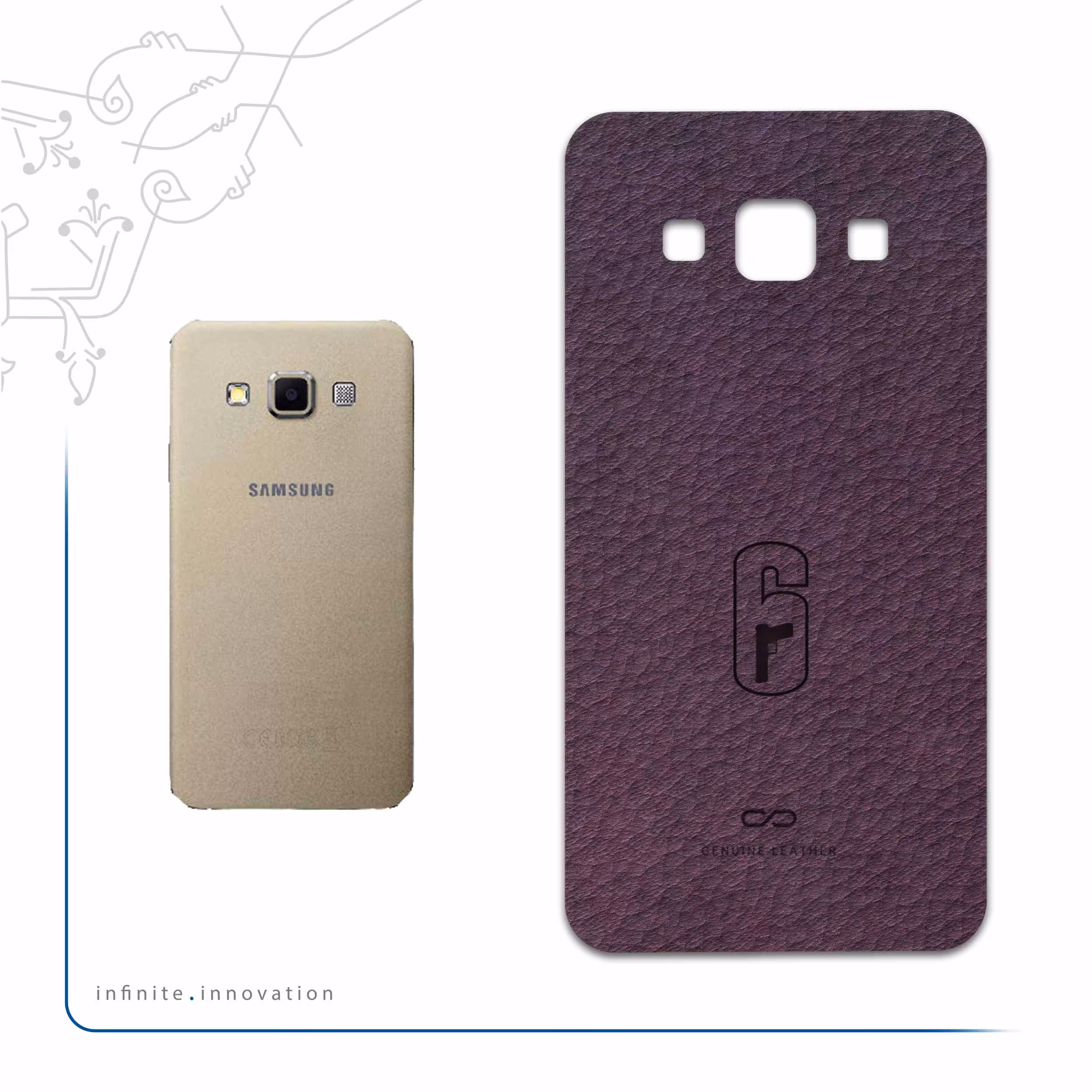 برچسب پوششی ماهوت مدل PL-RNBW_SX مناسب برای گوشی موبایل سامسونگ Galaxy A3