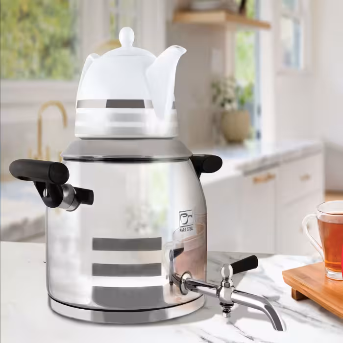 ست کتری و قوری پارس استیل مدل درسا